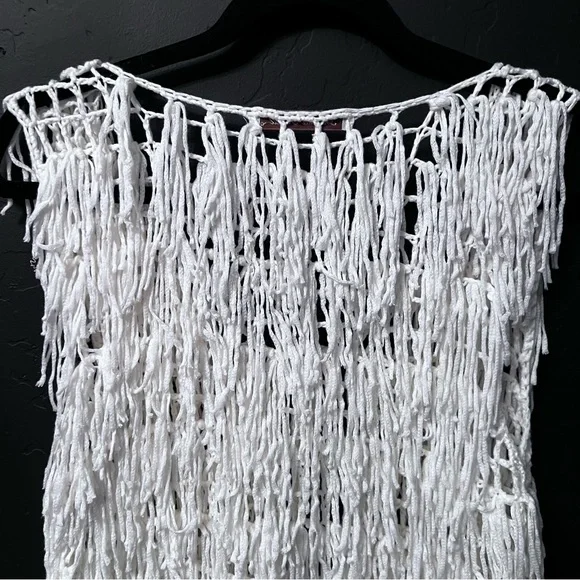 Michael Farrell women vest crochet Size:S Color white Boho, Festival, Summer - Picture 10 of 11